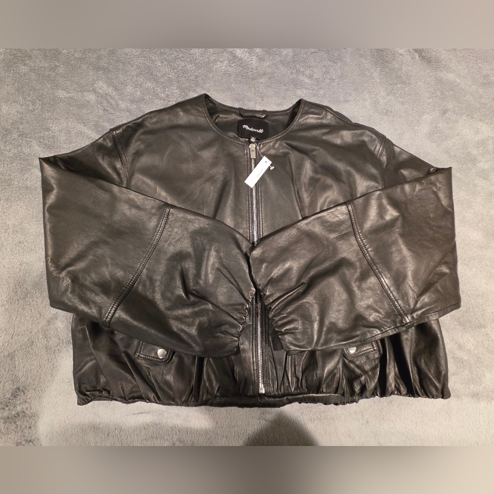 Madewell Black Leather Jacket